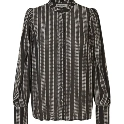 LOLLYS LAUNDRY Roral Shirt Sort