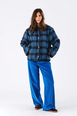 LOLLYS LAUNDRY Yarra Jacket Neon Blue