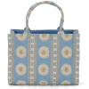 LUNA MOON Mid Tote Palma Aquamarine