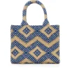 LUNA MOON Small Tote Greek Ocean