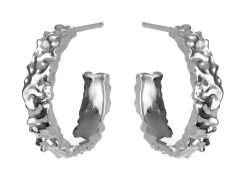 MAANESTEN Aio Creoler Medium guld/sølv