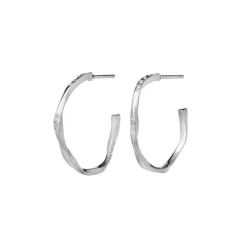 MAANESTEN Echo Medium Earrings (guld/sølv)