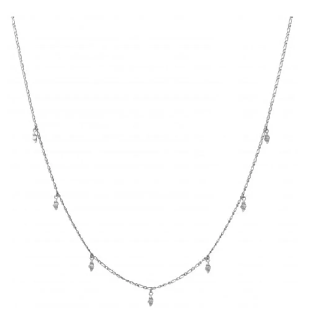 MAANESTEN Una Halskæde Sølv