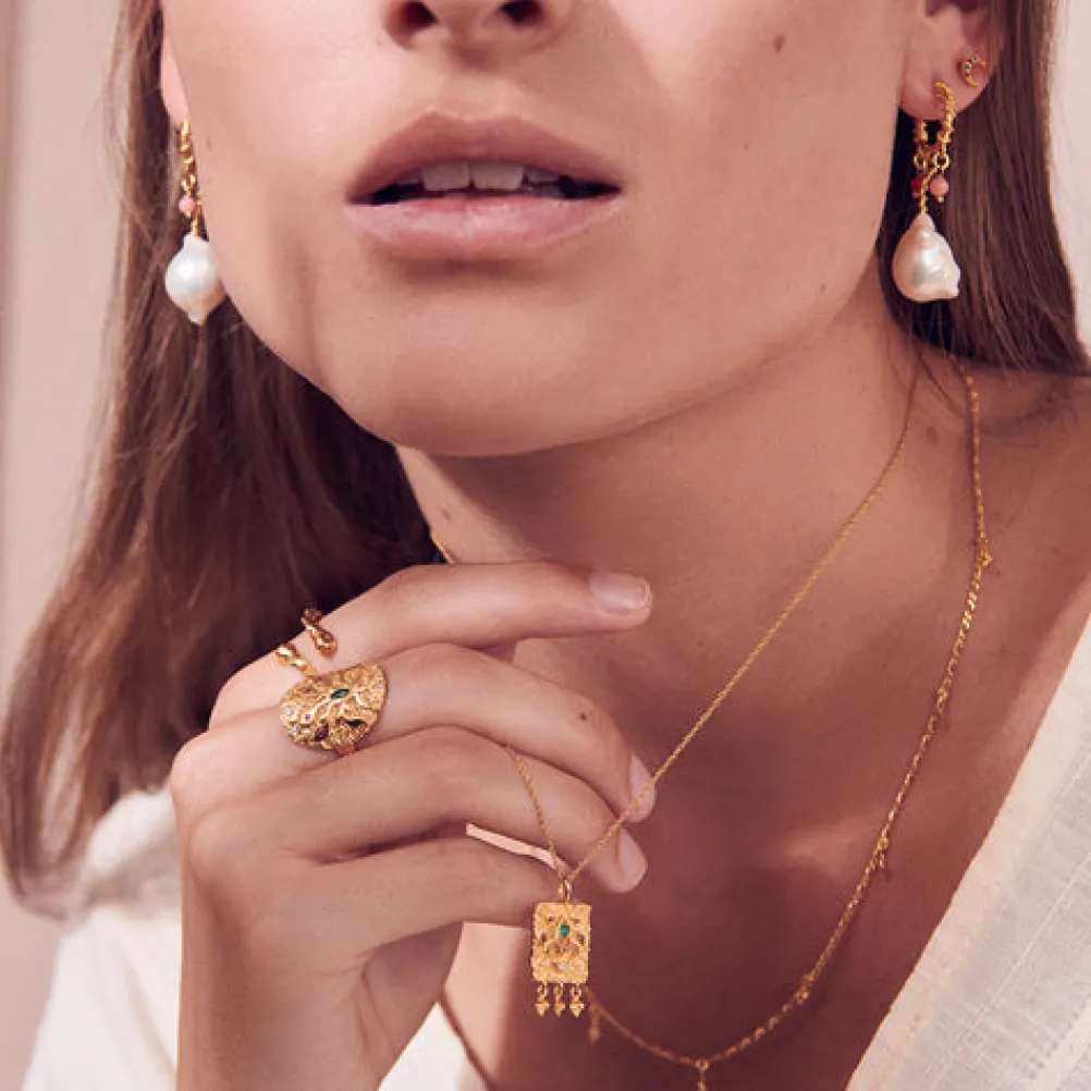 MAANESTEN Una Halskæde Sølv