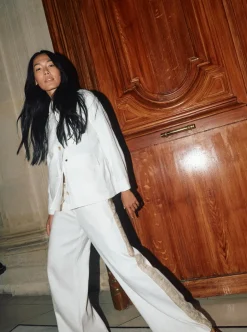 MOS MOSH Alfea Ramie Jacket Ecru