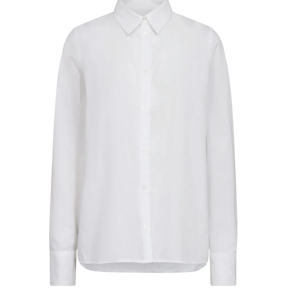 MOS MOSH Anica Oxford Shirt White