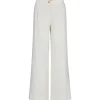 MOS MOSH Beata Ramie Pant Ecru