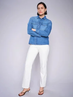 MOS MOSH Cecilia Magic Pant White Regular