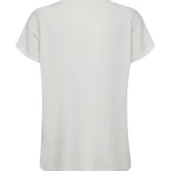 MOS MOSH Dayo V-Neck Tee White