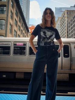 MOS MOSH Elli O-ss Tee Black