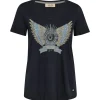 MOS MOSH Gethi Deco Tee Salute Navy