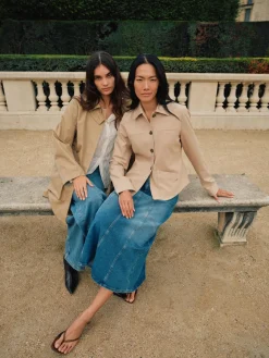 MOS MOSH Janet Shane Skirt Blue