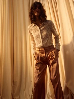 MOS MOSH Kether Lace Shirt Ecru