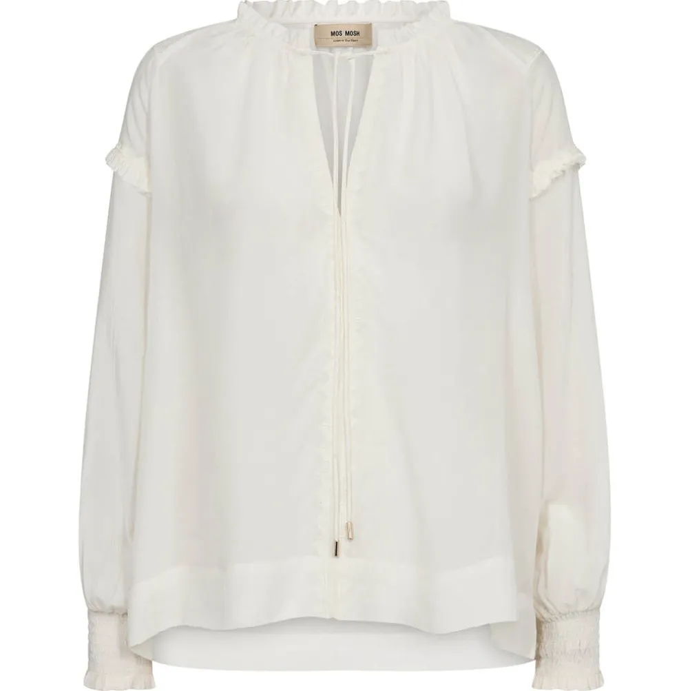 MOS MOSH Marb Sansa Emb Blouse Ecru