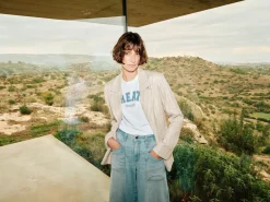 MOS MOSH nancy Miriam Blazer Cement