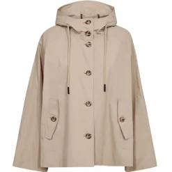 MOS MOSH Sheena Short Jacket Feather Gray