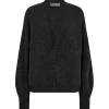 MOS MOSH Thora V-Neck Knit Cardigan Phantom