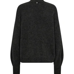 MOS MOSH Thora V-Neck Knit Cardigan Phantom