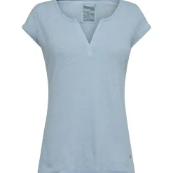 MOS MOSH Troy Tee SS Cashmere Blue