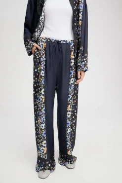 MUNTHE Fabert Silk Pants Black