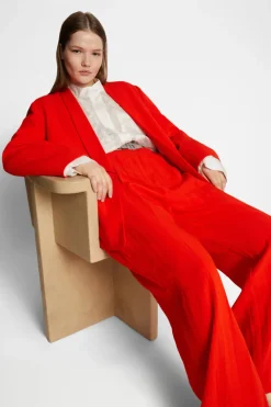 MUNTHE Kosmila Pants Red