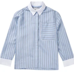 MUNTHE Tuxilima Skjorte Stripe Light Blue