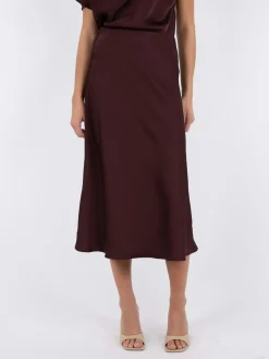 NEO NOIR Bovary Skirt Burgundy