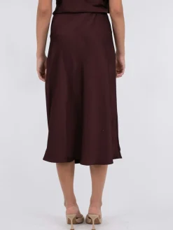 NEO NOIR Bovary Skirt Burgundy