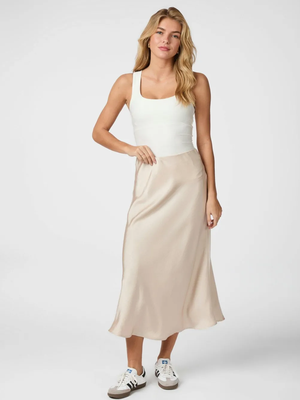 NEO NOIR Bovary Skirt Champagne