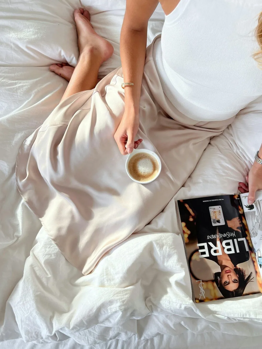 NEO NOIR Bovary Skirt Champagne