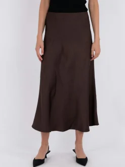 NEO NOIR Bovary Skirt Dark Brown