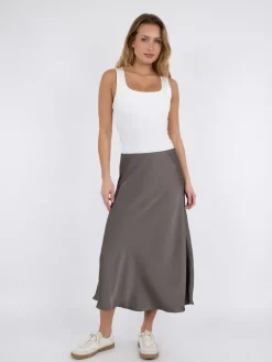 NEO NOIR Bovary Skirt Warm Grey
