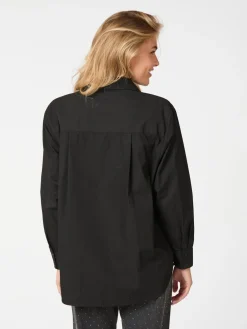 NEO NOIR Dalma C Poplin Shirt Black