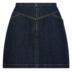 NEO NOIR Gabani Denim Skirt Dark Blue