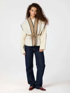 NEO NOIR Helen Solid Vest Creme