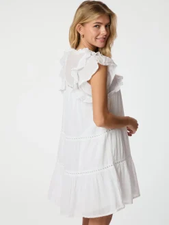 NEO NOIR Jamma Volie Dress Hvid