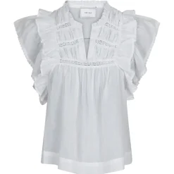 NEO NOIR Jayla S Voile Top White