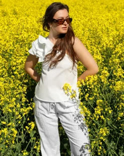 NEO NOIR Kelina Rose Top White