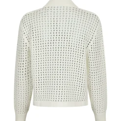 NEO NOIR Laurana Crochet Cardigan Off White