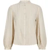 NEO NOIR Marlowe Deco Blouse Ivory
