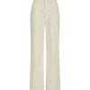 NEO NOIR Semba Floral Denim Pant Off White
