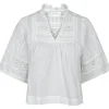 NEO NOIR Siama Voile Blouse White