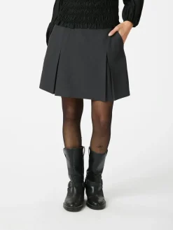 NEO NOIR Summa Structure Skirt Dark Grey
