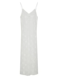 NEO NOIR Tarzana Lace Sequins Dress White