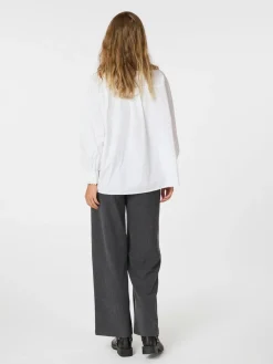 NEO NOIR Tilly C Poplin Shirt White