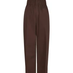 NEO NOIR Yana Poplin Pants Dark Brown