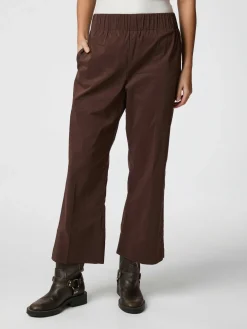 NEO NOIR Yana Poplin Pants Dark Brown