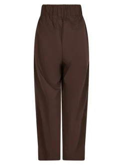 NEO NOIR Yana Poplin Pants Dark Brown