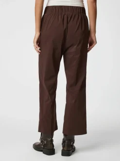 NEO NOIR Yana Poplin Pants Dark Brown