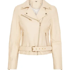 NOTYZ Biker Jacket Ivory W. Light Gold Acc.